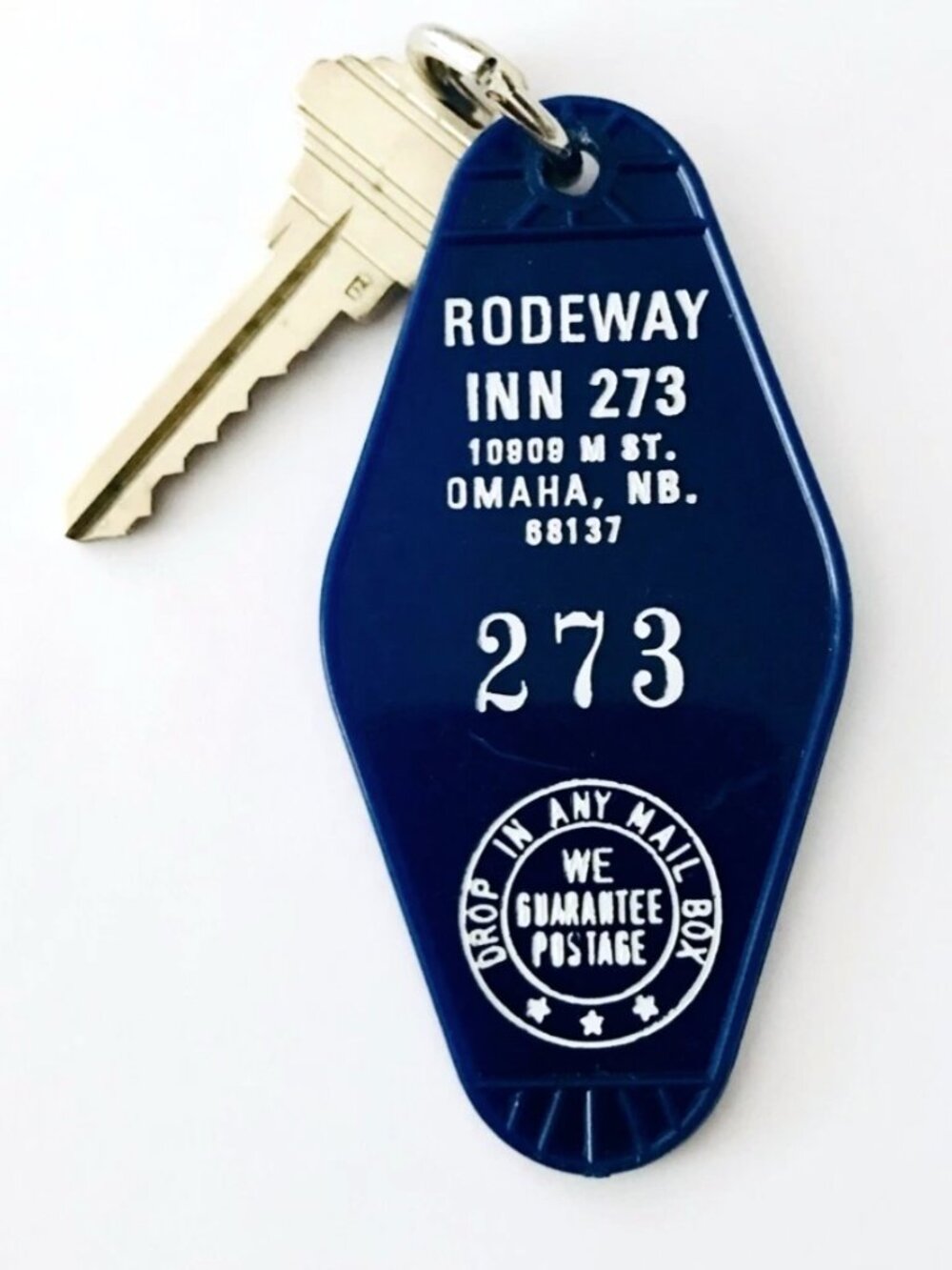 Original Vintage Rodeway Inn Hotel Key Nebraska Omaha